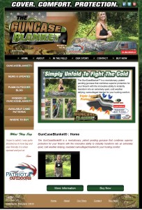 Screenshot of GunCaseBlanket.com